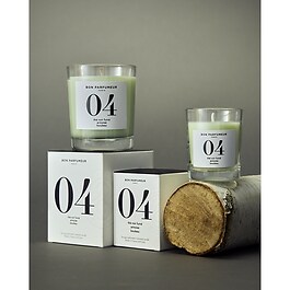 Candle 04 - Black tea, Mugwort, Birch - Kerze